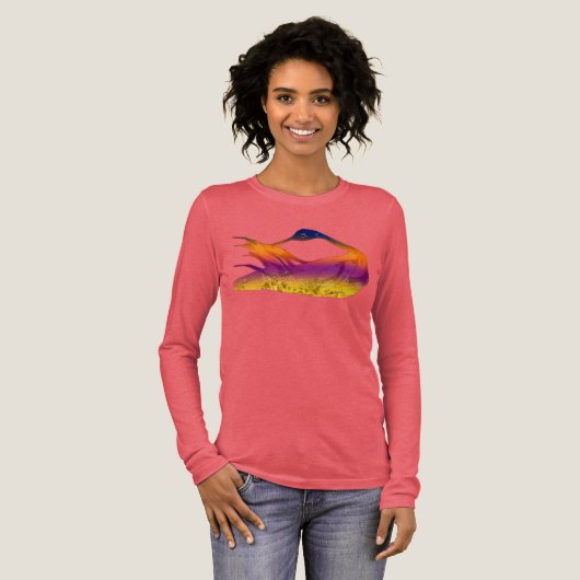 Mother Bird Tri-Blend Shirt (Volle Vorderseite)