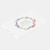 Mother Blessing Perlen federn boho bunt Gästebuch (Ecke)