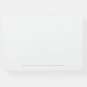 Mother Blessing Perlen federn boho lila Gästebuch (Rückseite)