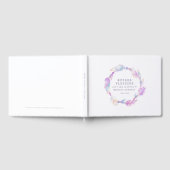 Mother Blessing Perlen federn boho lila Gästebuch (Voll)