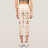 Mother & Child Meditation Serenity Art Capri Leggings (Rückseite)