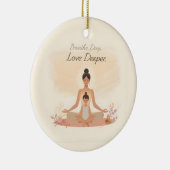 Mother & Child Meditation Serenity Art Keramik Ornament (Rechts)