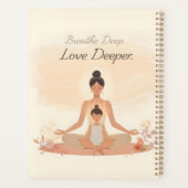 Mother & Child Meditation Serenity Art Planer (Rückseite)