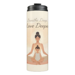 Mother & Child Meditation Serenity Art Thermosbecher