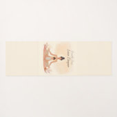 Mother & Child Meditation Serenity Art Yogamatte (Rückseite (Horizontal))