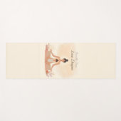 Mother & Child Meditation Serenity Art Yogamatte (Vorderseite (Horizontal))