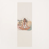 Mother Child Mindfulness Meditation Art Yogamatte (Vorderseite)