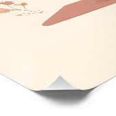 Mother Child Yoga Meditation Art Poster (Ecke)