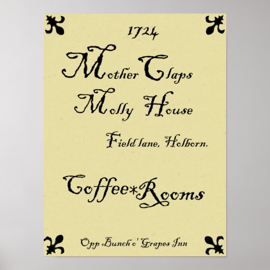 Mother Claps Molly House Poster (Vorne)