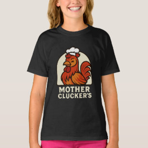 Mother Clucker's Lustiger Retro-Hühnerkoch - Vinta T-Shirt