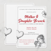 Mother Daughter Brunch Invitation (Vorne/Hinten)