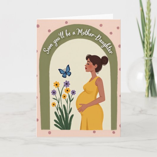 Mother Daughter Soon Card Karte (Vorderseite)