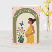 Mother Daughter Soon Card Karte (Gelbe Blume)