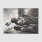 Mother & Daughter Teepee Prayer Decoupage Seidenpapier (Vorderseite)