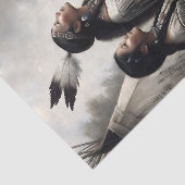 Mother & Daughter Teepee Prayer Decoupage Seidenpapier (Ausschnitt)