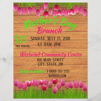 Mother Day Brunch Promotional Flyer