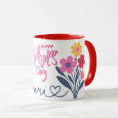 Mother day modern design tasse (VorderseiteRechts)