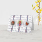 Mother Day Secret Pal - Kardinäle Karte (Gelbe Blume)