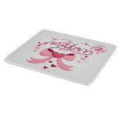 Mother Day Trendy Designed Apron Schneidebrett (Ecke)