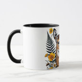 Mother Deer & Fawn Wildflower Mug Tasse (Links)