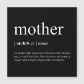 Mother Definition Black Magnet (Vorderseite)