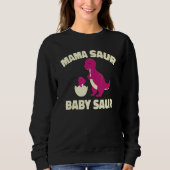 Mother Dino Mom Mommy - Mother's Day Mama Saur Bab Sweatshirt (Vorderseite)