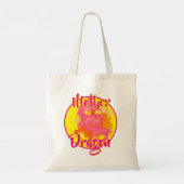 Mother Dragon tote bag Tragetasche (Rückseite)
