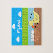 Mother Duck Singing to her Eggs: Puzzle (Vertikal)
