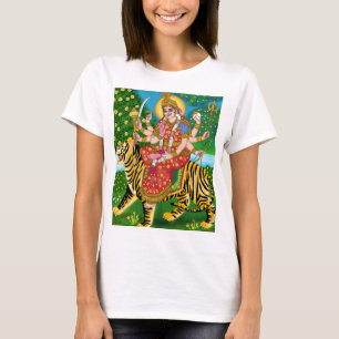 Mother Durga T - Shirt   Hindu Goddess Apparel