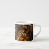 Mother Earth Abstrakt Art Espresso Tasse (Rechts)