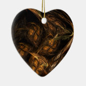 Mother Earth Abstrakt Art Heart Ornament (Rechts)