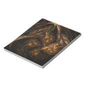 Mother Earth Abstrakt Art Notepad Notizblock (Rotiert)