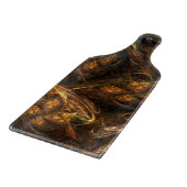 Mother Earth Abstrakt Art Paddle Schneidebrett (Ecke)