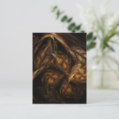 Mother Earth Abstrakt Art Postcard Postkarte (Stehend Vorderseite)