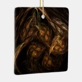 Mother Earth Abstrakt Art Square Ornament (Rechts)