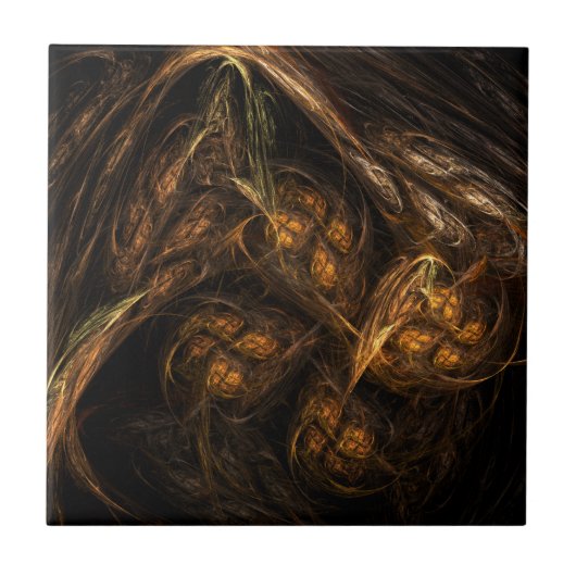 Mother Earth Abstrakt Art Tile Fliese (Vorderseite)