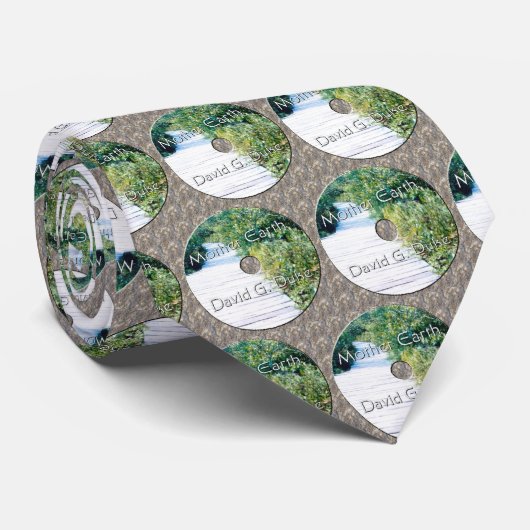 Mother Earth Disc Krawatte (Gerollt)
