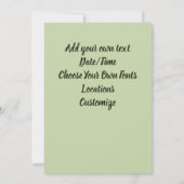 Mother Earth Gaia Goddess Einladung (Rückseite)