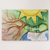 Mother Earth Gaia Goddess Puzzle (Horizontal)