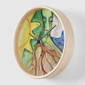 Mother Earth Gaia Goddess Uhr (Winkel)