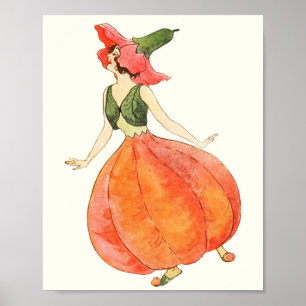 Mother Earth Kinder - Lady Pomegranate Poster
