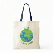 "Mother Earth Liebe" Tote Bag
