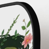 Mother Earth Woman Silhouette – Floral Nature Godd Pickleball Schläger (Linke Seite)