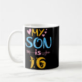 Mother father mom dad happy birthday son is 16 kaffeetasse (Links)