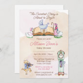 Mother Gänse Baby Shower Einladung (Vorne/Hinten)