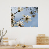 MOTHER GIFTS ART Magnolia Tree Blume Poster (Küche)