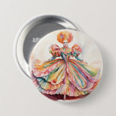 MOTHER GINGER Nussknacker-Ballett Button (Vorne & Hinten)