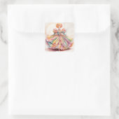 MOTHER GINGER Nussknacker-Ballett Quadratischer Aufkleber (Tasche)