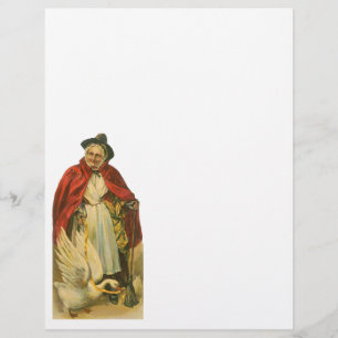 Mother Goose altes viktorianisches Geschichtsbuch Flyer