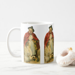 Mother Goose altes viktorianisches Geschichtsbuch Kaffeetasse